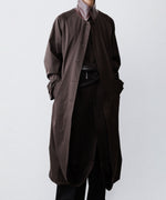画像をギャラリービューアに読み込む, ssstein(シュタイン)のOVERSIZED LAYERED COMBINATION COAT - DARK BROWNの公式通販サイトsession福岡セレクトショップ
