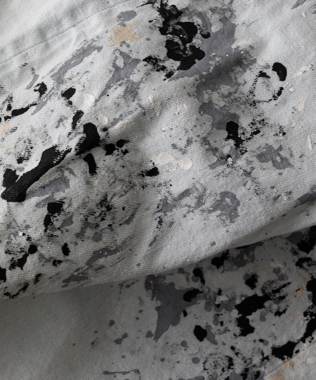 【INTÉRIM】MILK PAINT WWII 1943 HEAVY KIBATA SHUTTLE DENIM JEANS - P.B.WHITE