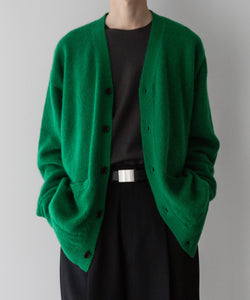 stein(シュタイン)のEXTRA FINE KID MOHAIR CARDIGANのGREEN 公式通販サイト session福岡セレクトショップ