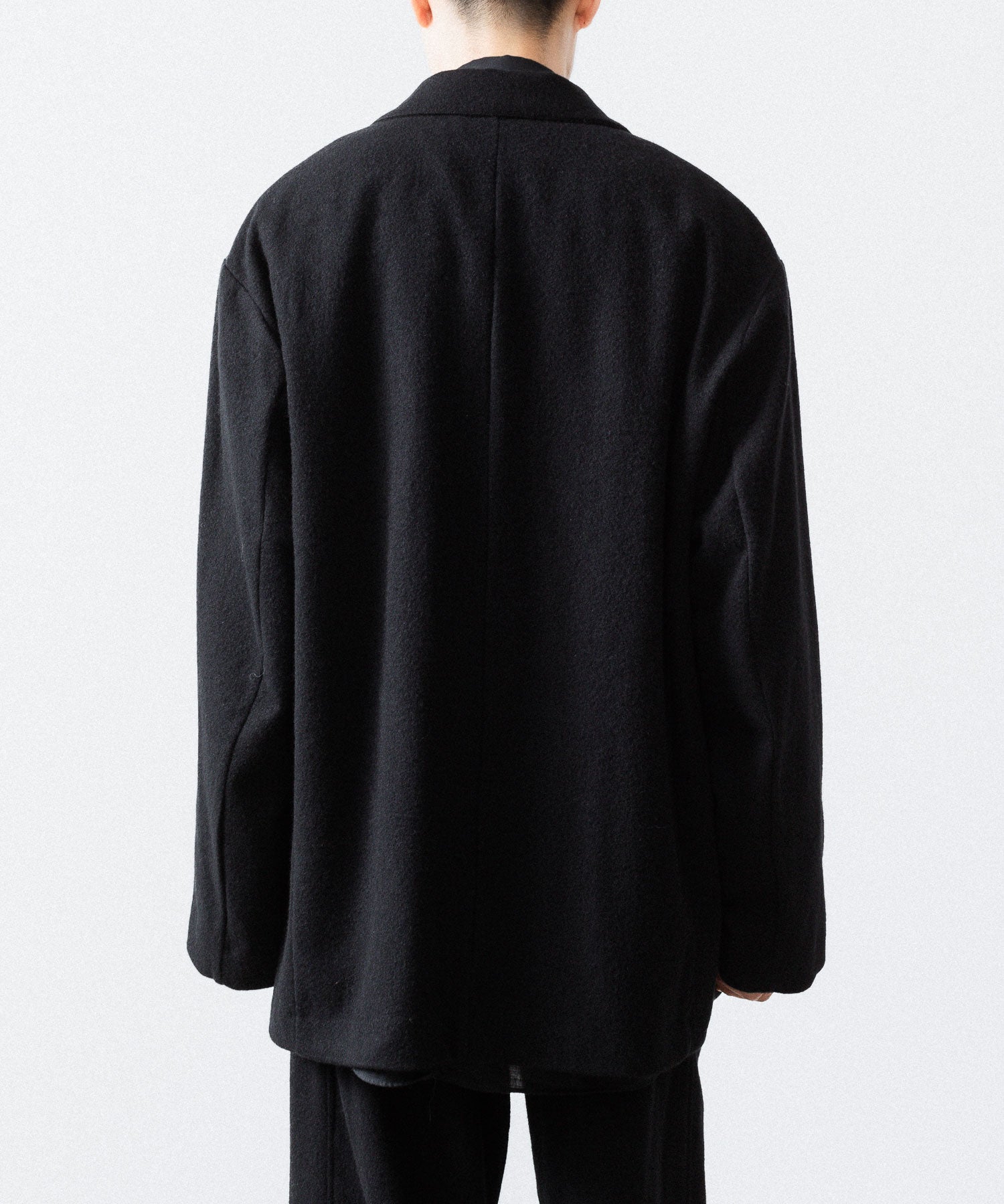 ssstein(シュタイン)のWOOL/CASHMERE FLEECE SINGLE BREASTED JACKET - BLACKの公式通販サイトsession福岡セレクトショップ