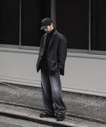 画像をギャラリービューアに読み込む, 【CODA】WORN BLACK AGING FADED DAMAGED SWEATPANTS - WORN BLACK
