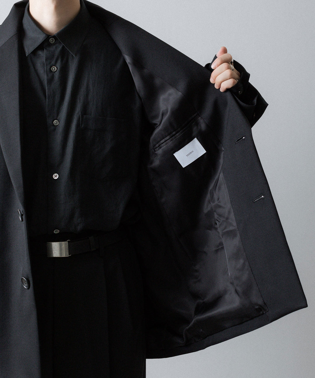 ssstein(シュタイン)のOVERSIZED SINGLE BREASTED JACKET - BLACKの公式通販サイトsession福岡セレクトショップ