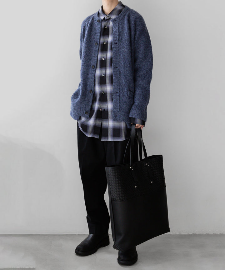 stein(シュタイン)の23AWコレクションOVERSIZED STANDARD SHIRTのPURPLE OMBRE