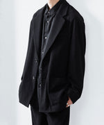画像をギャラリービューアに読み込む, ssstein(シュタイン)のWOOL/CASHMERE FLEECE SINGLE BREASTED JACKET - BLACKの公式通販サイトsession福岡セレクトショップ
