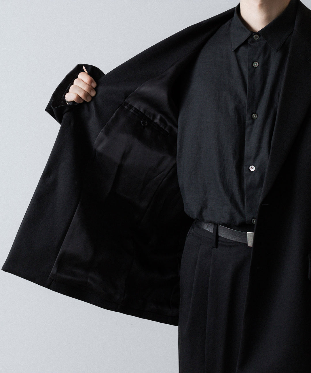 ssstein(シュタイン)のOVERSIZED SINGLE BREASTED JACKET - BLACKの公式通販サイトsession福岡セレクトショップ
