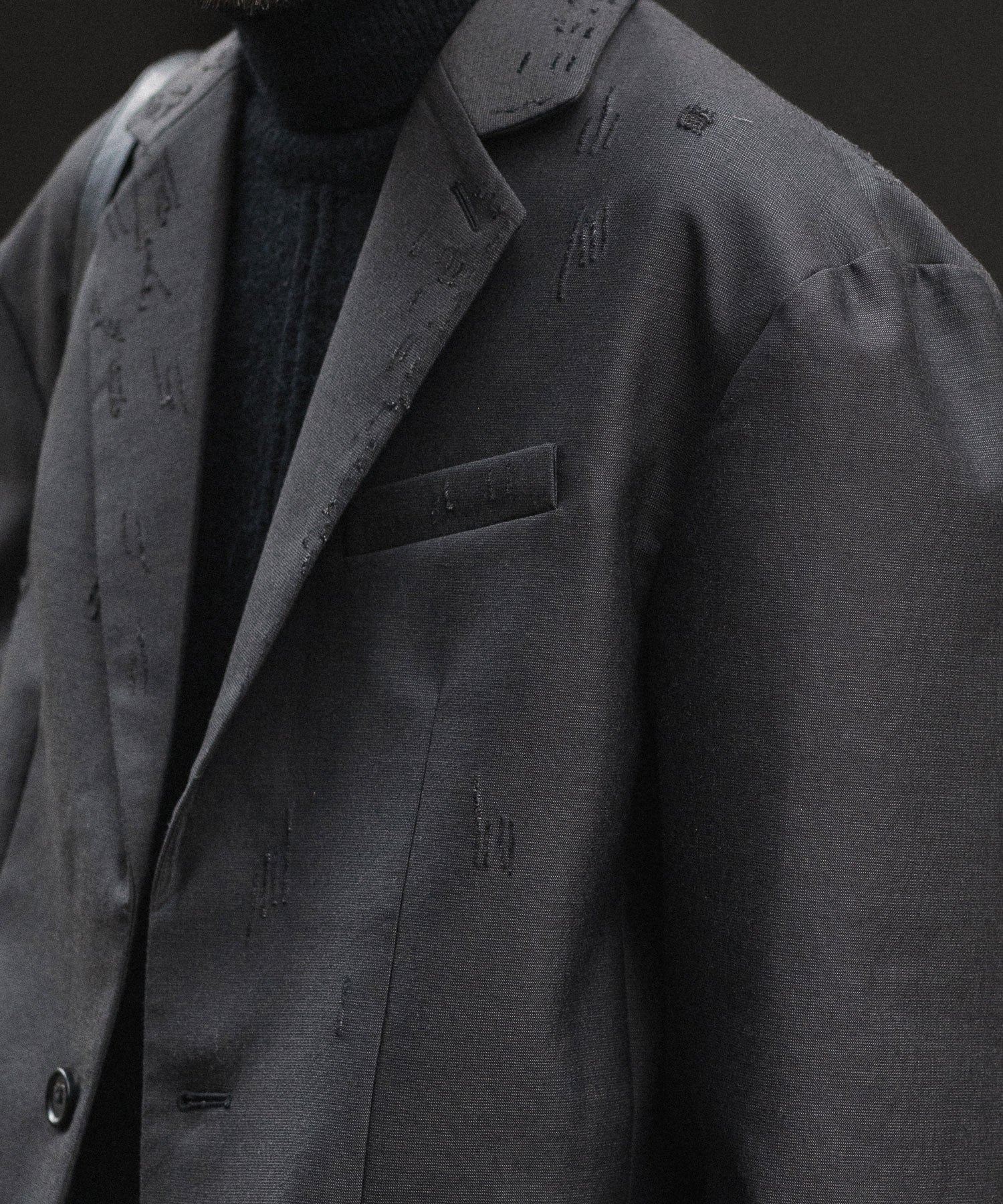 CODA コーダ BROWN WOOL POLY OVERSIZED ADAGIO DISTRESSED BLAZERのBROWN 公式通販サイトsession福岡セレクトショップ