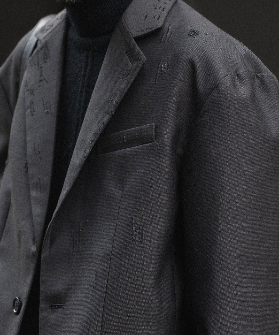 CODA コーダ BROWN WOOL POLY OVERSIZED ADAGIO DISTRESSED BLAZERのBROWN 公式通販サイトsession福岡セレクトショップ