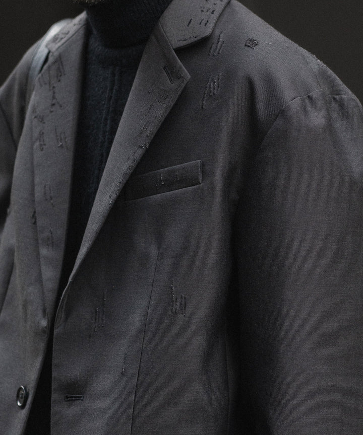 CODA コーダ BROWN WOOL POLY OVERSIZED ADAGIO DISTRESSED BLAZERのBROWN 公式通販サイトsession福岡セレクトショップ