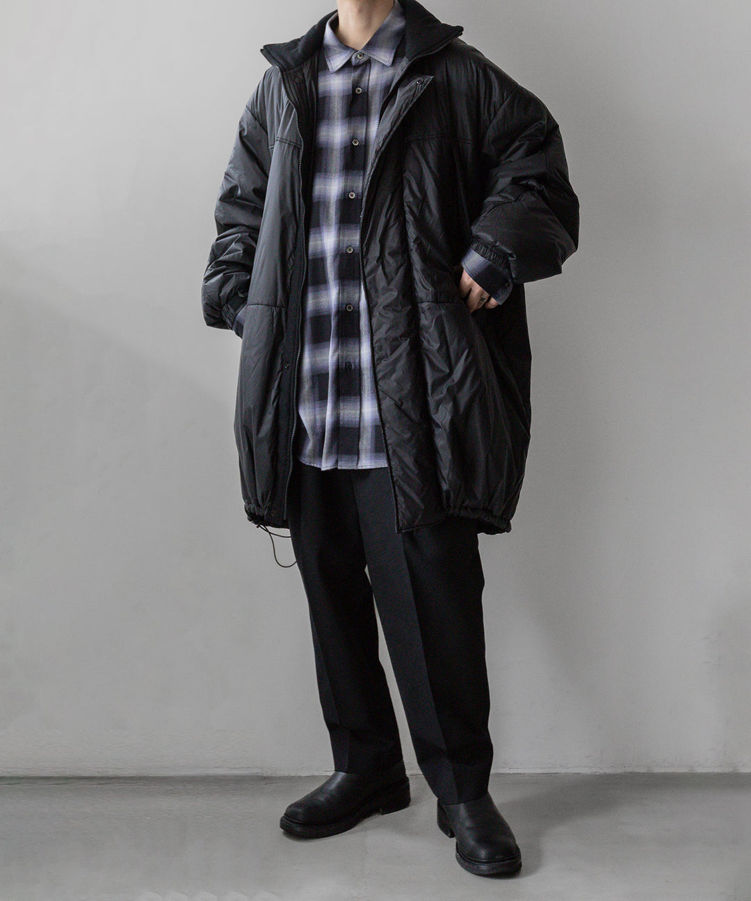 stein(シュタイン)の23AWコレクションOVERSIZED STANDARD SHIRTのPURPLE OMBRE