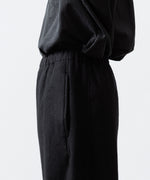 画像をギャラリービューアに読み込む, ssstein(シュタイン)のWOOL/CASHMERE FLEECE EASY TWIST TROUSERS - BLACKの公式通販サイトsession福岡セレクトショップ

