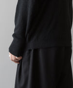 画像をギャラリービューアに読み込む, 【ANTHEM A】HAND EMBROIDERY MOHAIR NYLON CARDIGAN - BLACK
