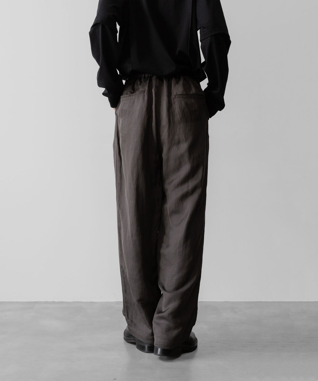ssstein(シュタイン)のVIS/LI TWILL WIDE EASY TROUSERS - KHAKIの公式通販サイトsession福岡セレクトショップ