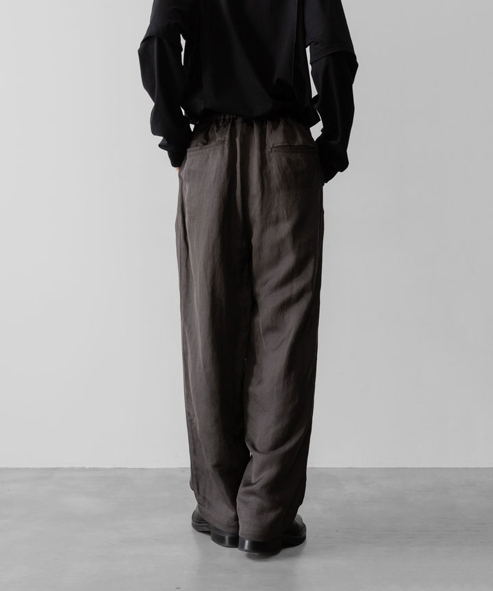 ssstein(シュタイン)のVIS/LI TWILL WIDE EASY TROUSERS - KHAKIの公式通販サイトsession福岡セレクトショップ