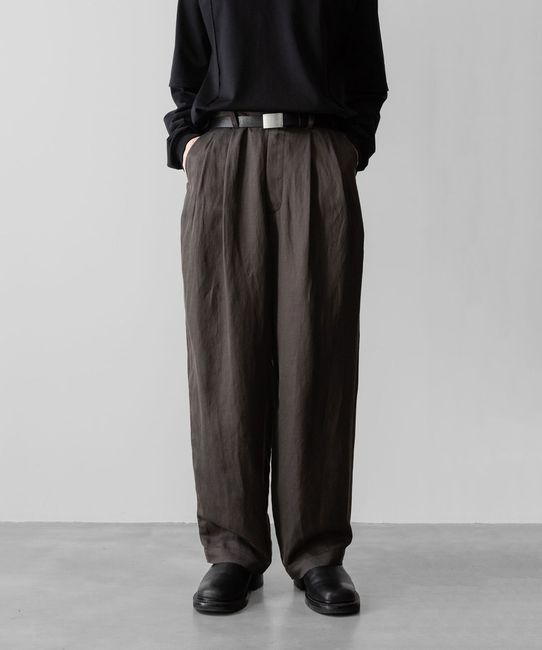 ssstein(シュタイン)のVIS/LI TWILL WIDE EASY TROUSERS - KHAKIの公式通販サイトsession福岡セレクトショップ