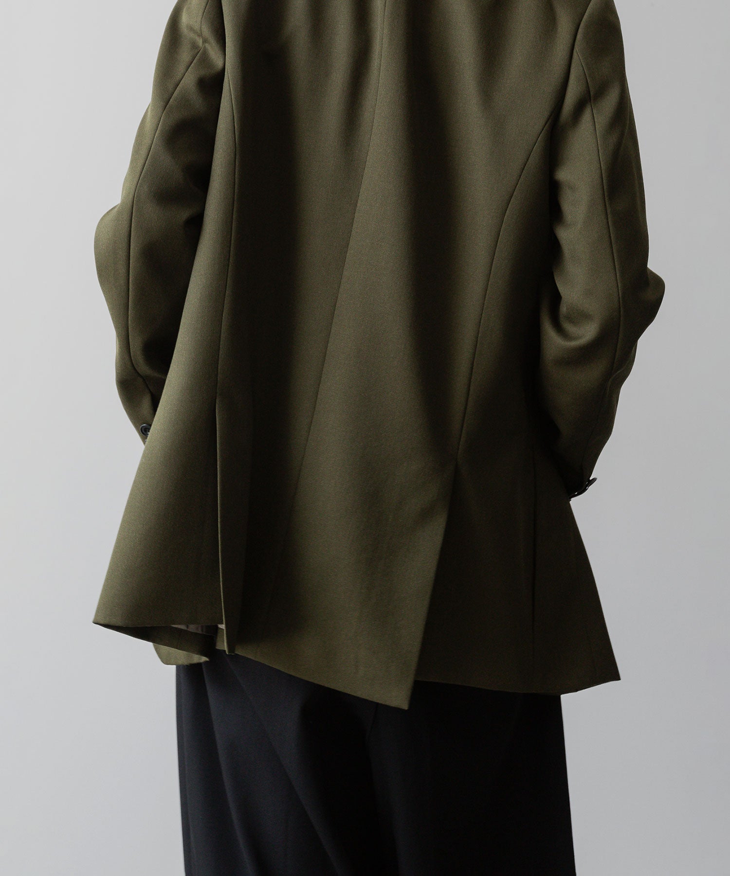 ato(アトウ)のLAPEL BUTTONED JACKET - KHAKIの公式通販サイトsession福岡セレクトショップ