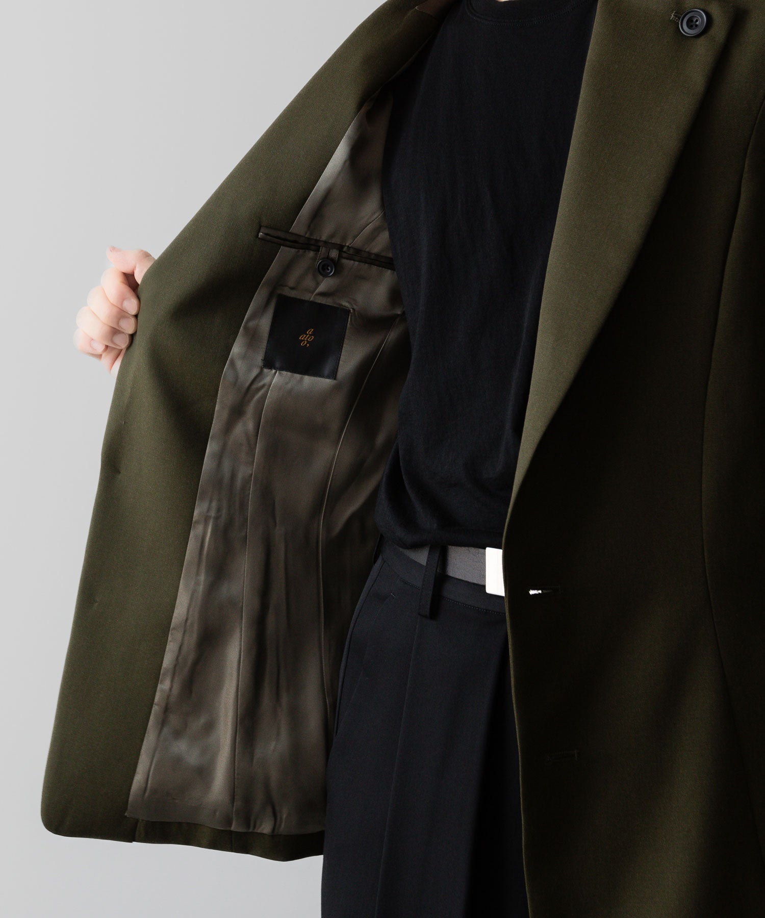 ato(アトウ)のLAPEL BUTTONED JACKET - KHAKIの公式通販サイトsession福岡セレクトショップ