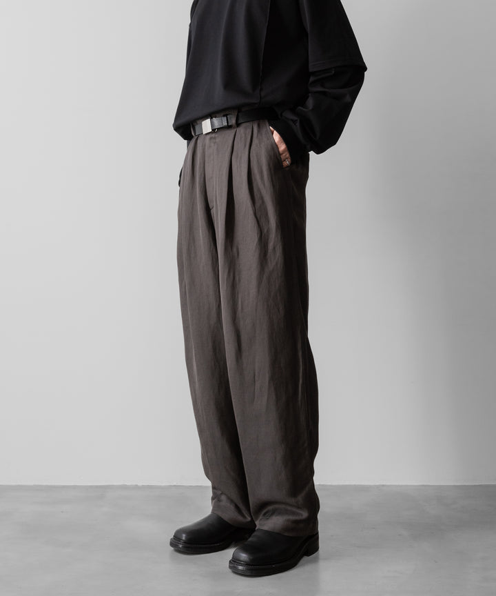 ssstein(シュタイン)のVIS/LI TWILL WIDE EASY TROUSERS - KHAKIの公式通販サイトsession福岡セレクトショップ
