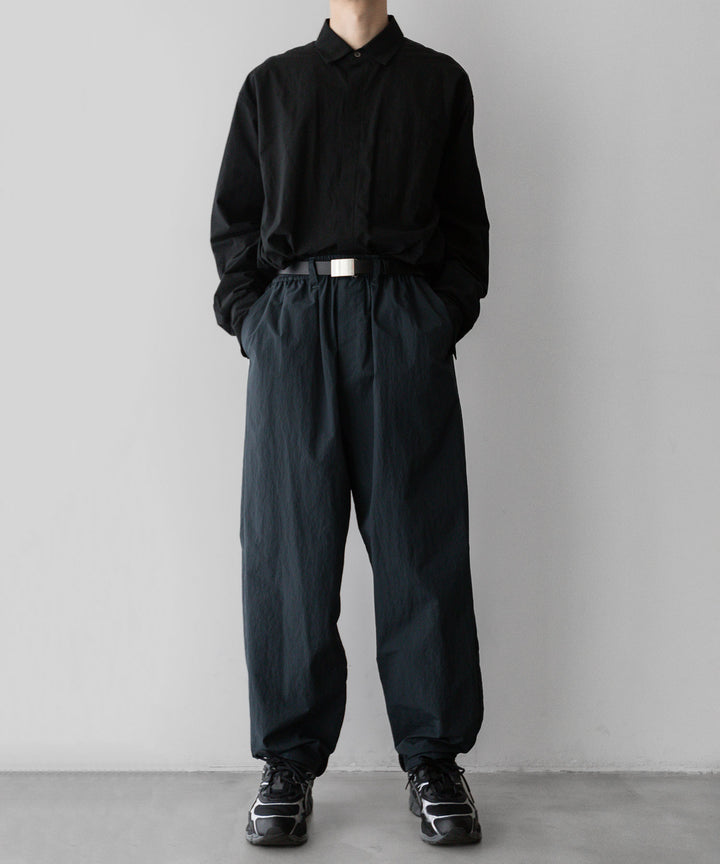 stein(シュタイン)の23AWコレクションWINDBREAKER EASY TROUSERSのDARK GREY 公式通販サイトsession福岡セレクトショップ
