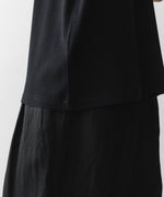 画像をギャラリービューアに読み込む, ssstein(シュタイン)のFINE WOOL OVERSIZED NO SLEEVE TEE - BLACKの公式通販サイトsession福岡セレクトショップ
