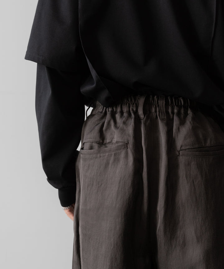 ssstein(シュタイン)のVIS/LI TWILL WIDE EASY TROUSERS - KHAKIの公式通販サイトsession福岡セレクトショップ