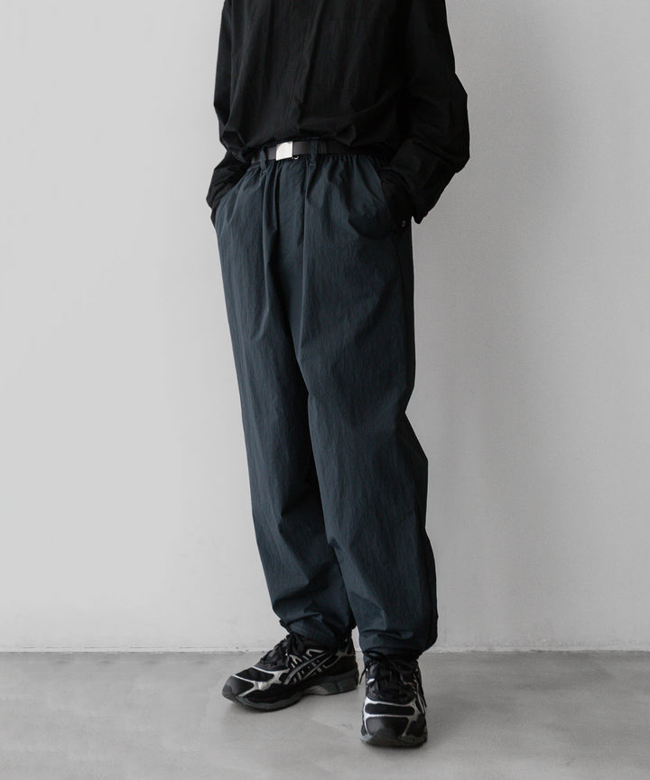 stein(シュタイン)の23AWコレクションWINDBREAKER EASY TROUSERSのDARK GREY 公式通販サイトsession福岡セレクトショップ