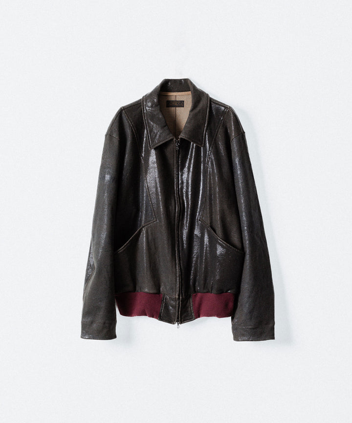 ANTHEM A アンセムエー CRACK TERRY BLOUSONのBROWN 公式通販サイトsession福岡セレクトショップ