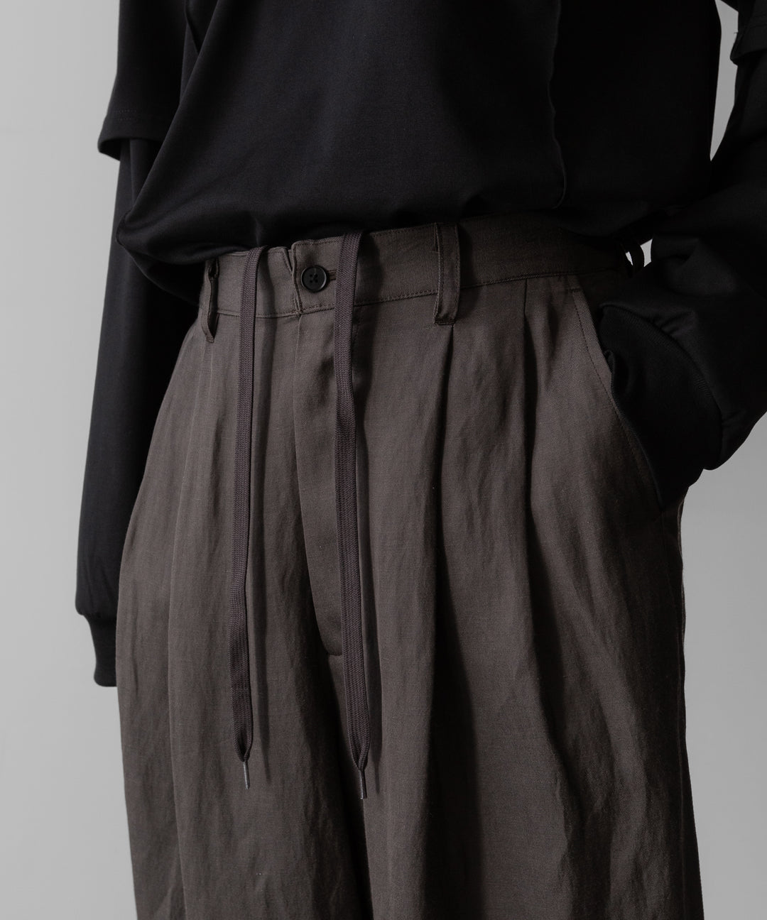 ssstein(シュタイン)のVIS/LI TWILL WIDE EASY TROUSERS - KHAKIの公式通販サイトsession福岡セレクトショップ