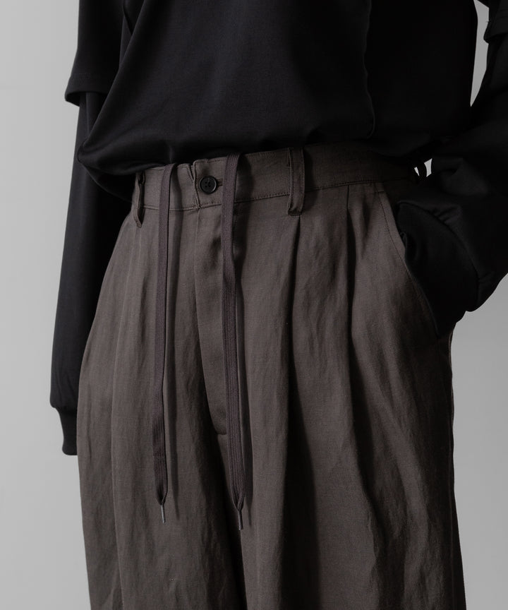 ssstein(シュタイン)のVIS/LI TWILL WIDE EASY TROUSERS - KHAKIの公式通販サイトsession福岡セレクトショップ