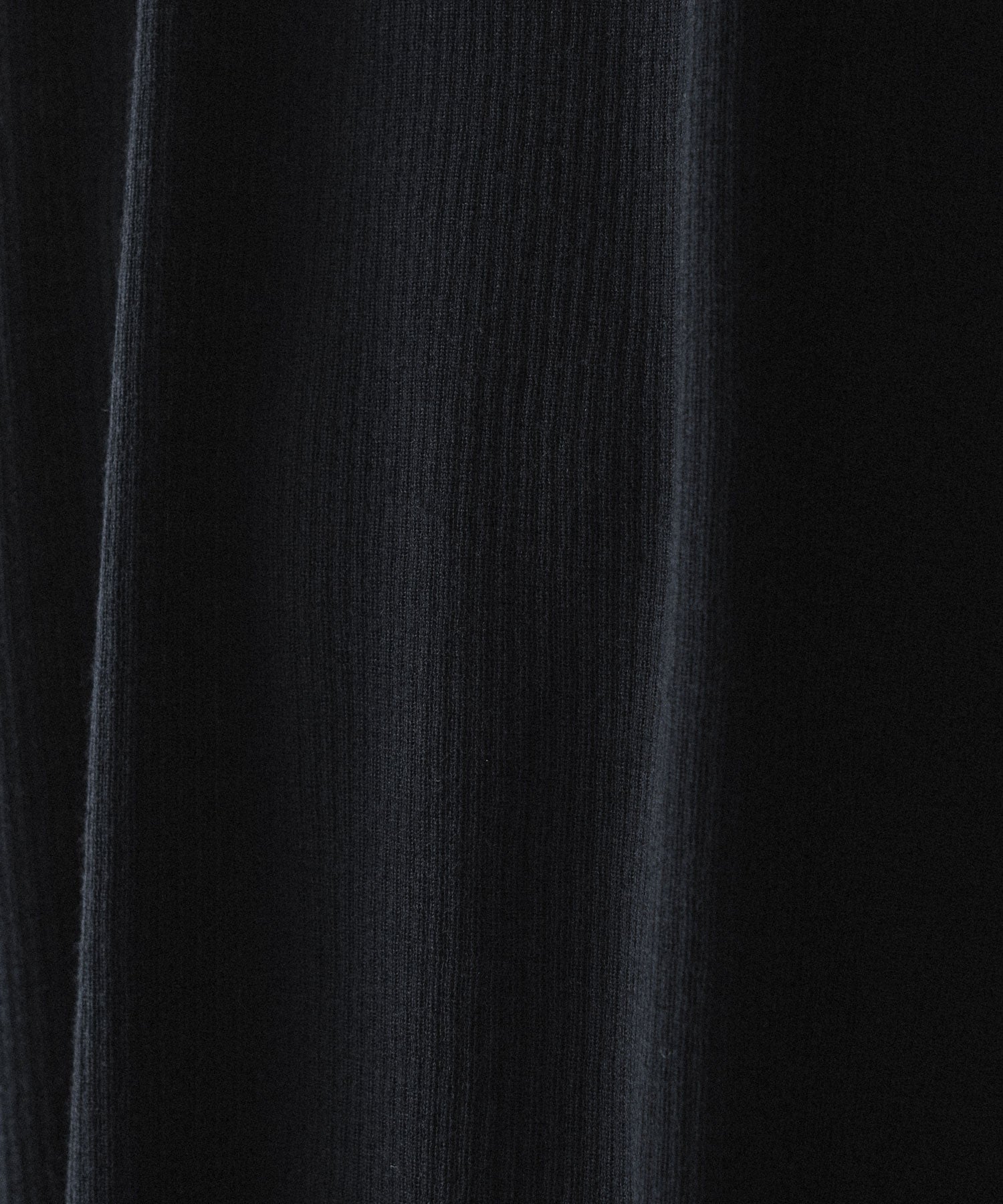 ssstein / シュタイン】FINE WOOL OVERSIZED NO SLEEVE TEE - BLACK