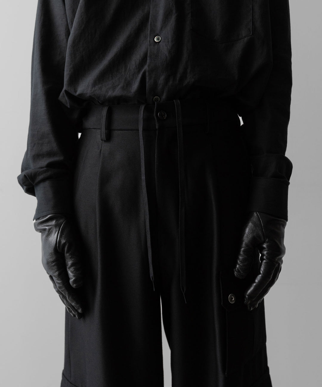ssstein(シュタイン)のW/R/SI DOUBLE WEAVE CARGO POCKET TROUSERS - BLACKの公式通販サイトsession福岡セレクトショップ