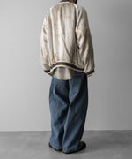 画像をギャラリービューアに読み込む, ssstein(シュタイン)のC/R CHECK OVERSIZED DOWN PAT SHIRT - TAUPE×GREY OMBREの公式通販サイトsession福岡セレクトショップ
