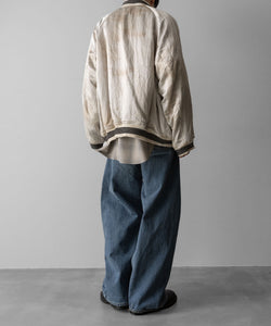 ssstein(シュタイン)のC/R CHECK OVERSIZED DOWN PAT SHIRT - TAUPE×GREY OMBREの公式通販サイトsession福岡セレクトショップ