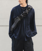 画像をギャラリービューアに読み込む, WWW - WRAPINKNOT wool wearのBUTTON-LESS CARDIGANのNAVY 公式通販サイトsession福岡セレクトショップ
