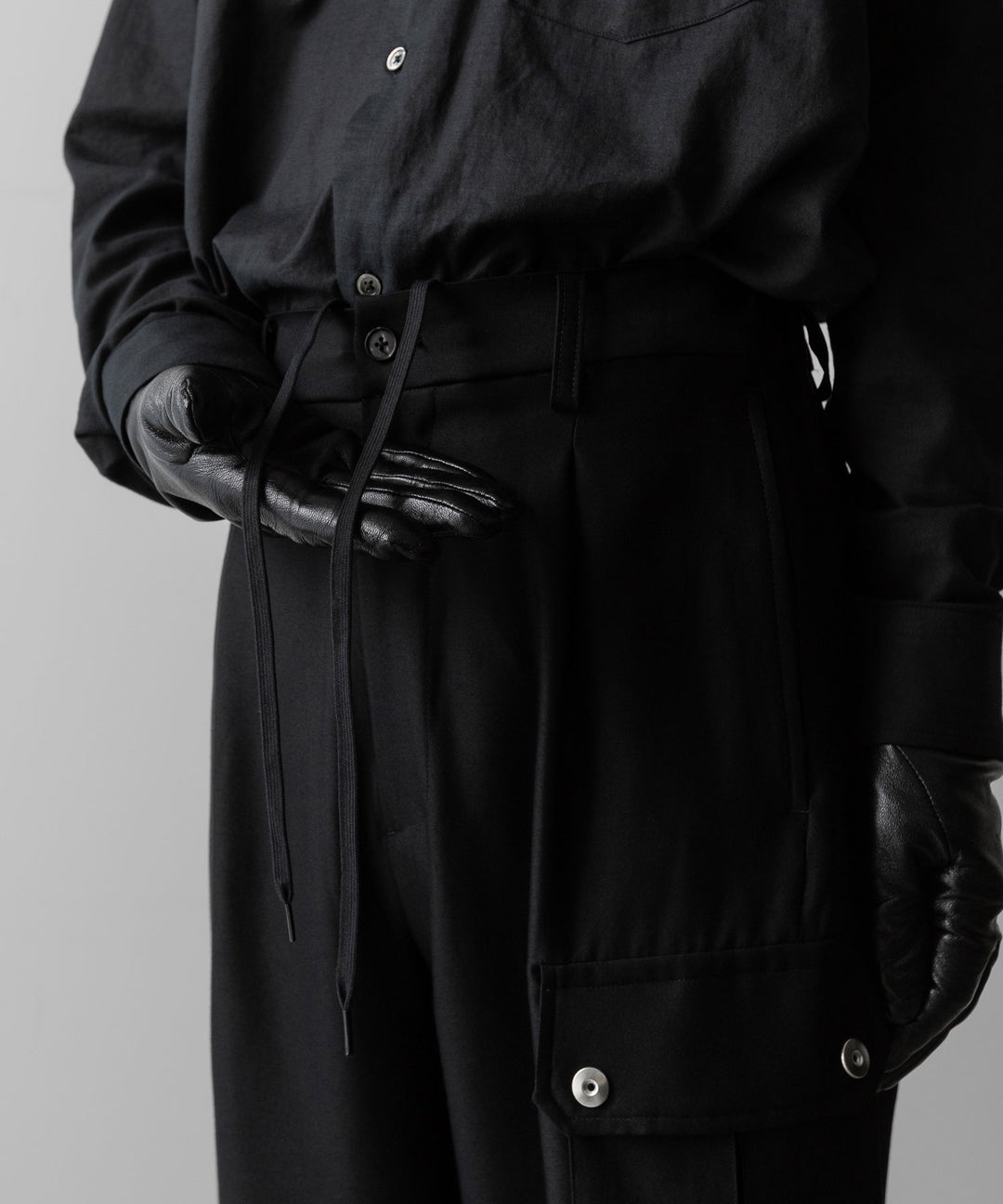 ssstein(シュタイン)のW/R/SI DOUBLE WEAVE CARGO POCKET TROUSERS - BLACKの公式通販サイトsession福岡セレクトショップ