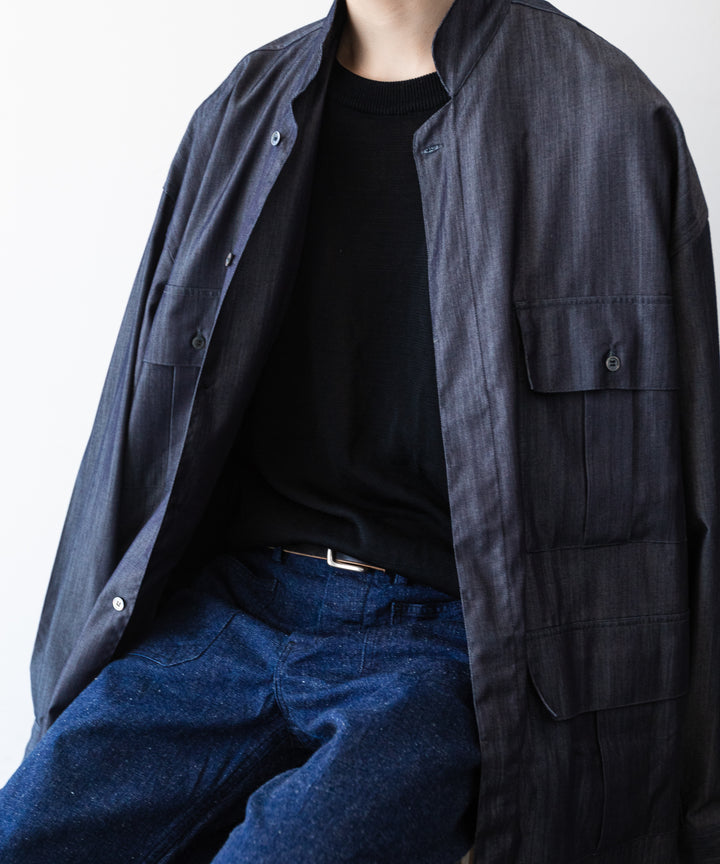 【INTÉRIM】インテリムの巻きパンツ 1940’s WW2 US.NAVY SELVEDGE NEP DENIM TROSER - NEP NAVY