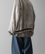 画像をギャラリービューアに読み込む, ssstein(シュタイン)のC/R CHECK OVERSIZED DOWN PAT SHIRT - TAUPE×GREY OMBREの公式通販サイトsession福岡セレクトショップ
