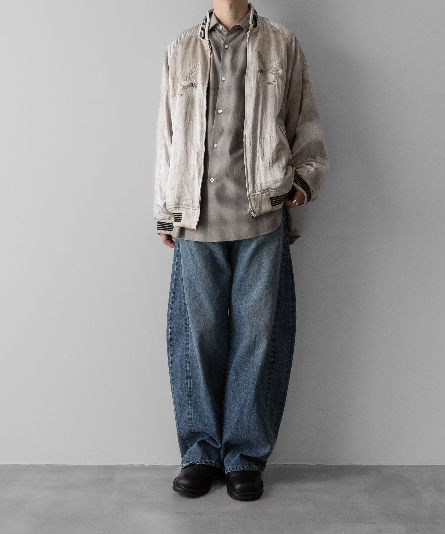 ssstein(シュタイン)のDEFORMATION WIDE VINTAGE DENIM JEANS - INDIGOの公式通販サイトsession福岡セレクトショップ