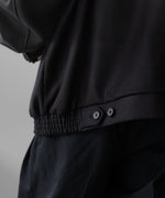 画像をギャラリービューアに読み込む, stein(シュタイン)の23AWコレクションOVERSIZED MELTON HARRINGTON ZIP JACKETのDARK CHARCOAL
