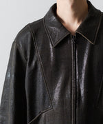 画像をギャラリービューアに読み込む, ANTHEM A アンセムエー CRACK TERRY BLOUSONのBROWN 公式通販サイトsession福岡セレクトショップ
