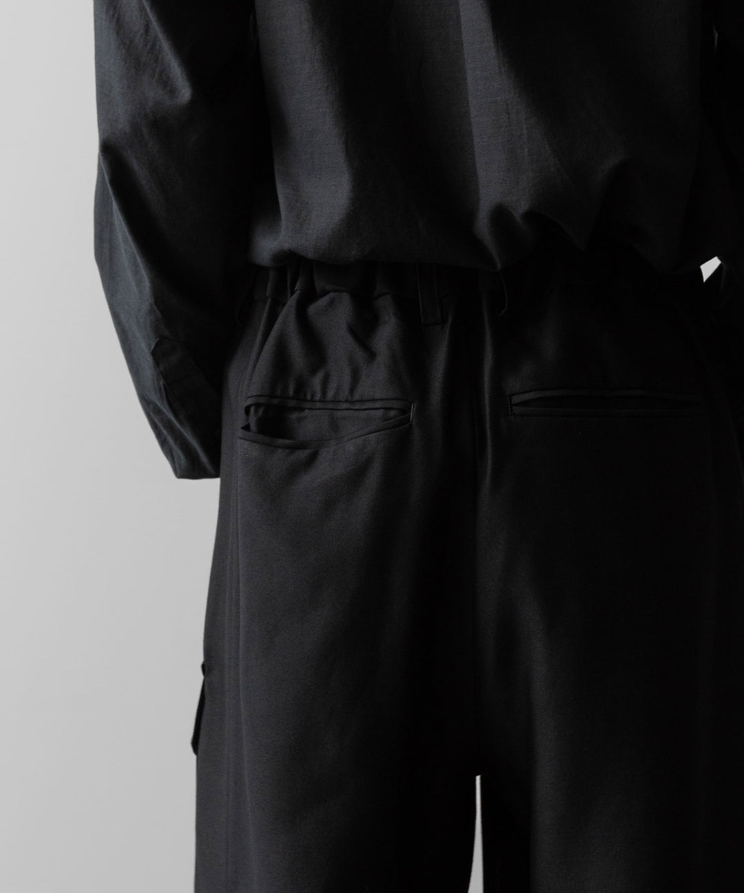ssstein(シュタイン)のW/R/SI DOUBLE WEAVE CARGO POCKET TROUSERS - BLACKの公式通販サイトsession福岡セレクトショップ