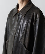 画像をギャラリービューアに読み込む, ANTHEM A アンセムエー CRACK TERRY BLOUSONのBROWN 公式通販サイトsession福岡セレクトショップ
