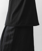 画像をギャラリービューアに読み込む, 【phebus】COTTN JERSEY SLEEVELESS SHIRT - BLACK
