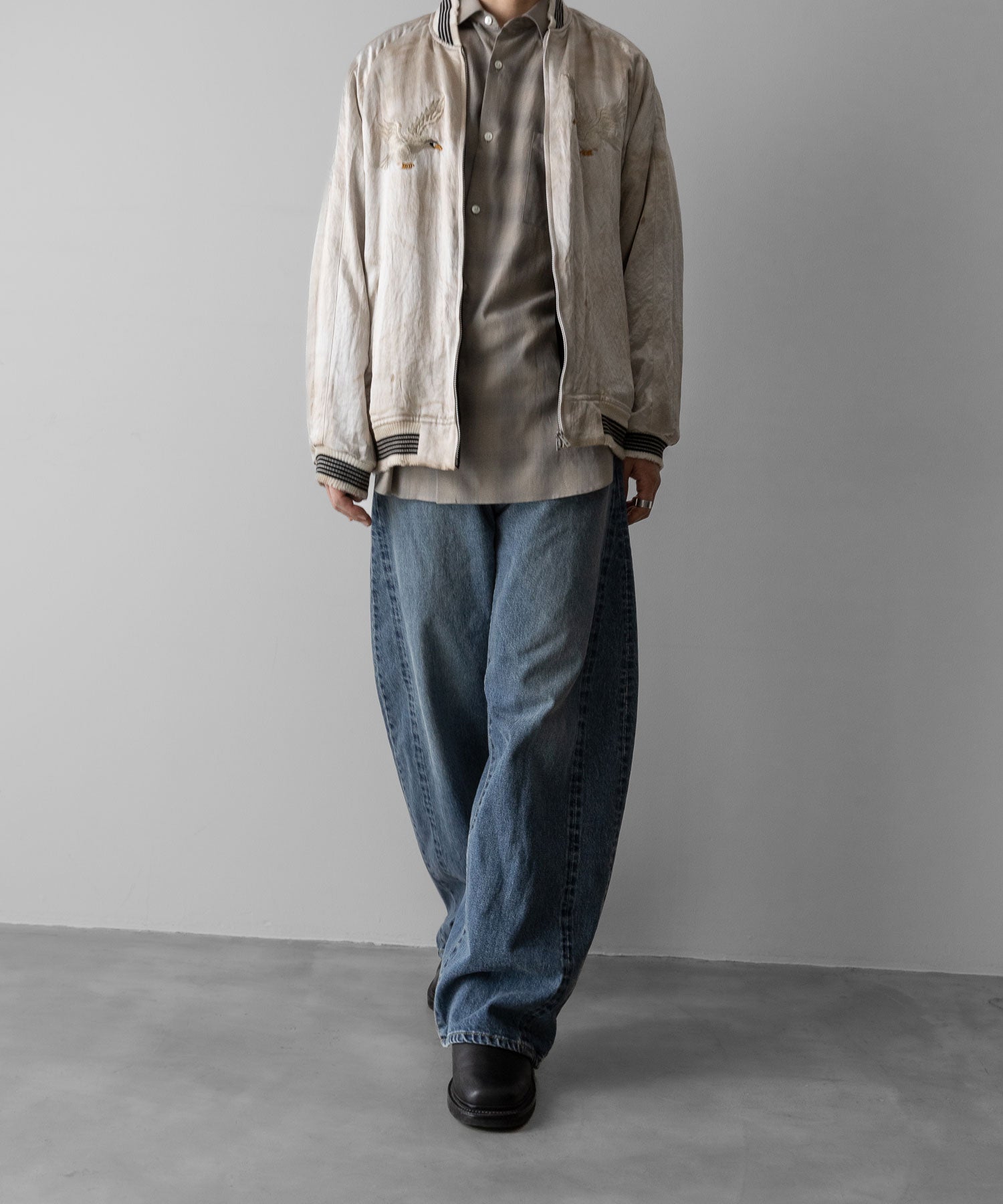 ssstein(シュタイン)のDEFORMATION WIDE VINTAGE DENIM JEANS - INDIGOの公式通販サイトsession福岡セレクトショップ