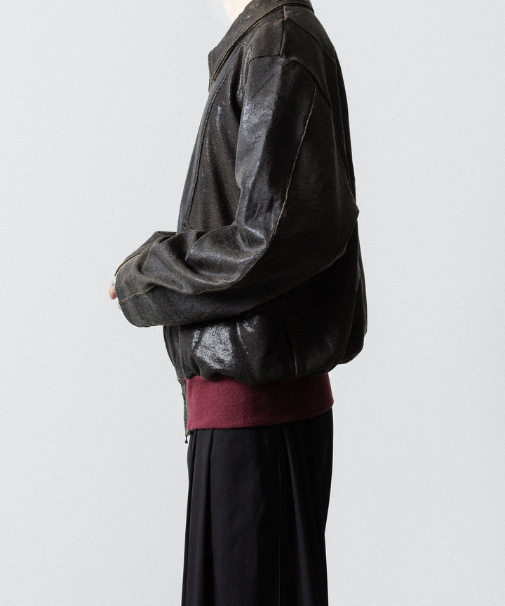 ANTHEM A アンセムエー CRACK TERRY BLOUSONのBROWN 公式通販サイトsession福岡セレクトショップ