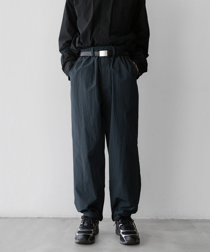 stein(シュタイン)の23AWコレクションWINDBREAKER EASY TROUSERSのDARK GREY 公式通販サイトsession福岡セレクトショップ