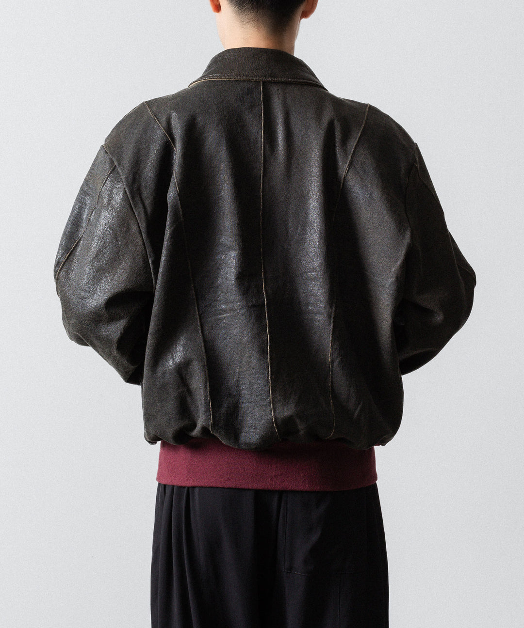 ANTHEM A アンセムエー CRACK TERRY BLOUSONのBROWN 公式通販サイトsession福岡セレクトショップ