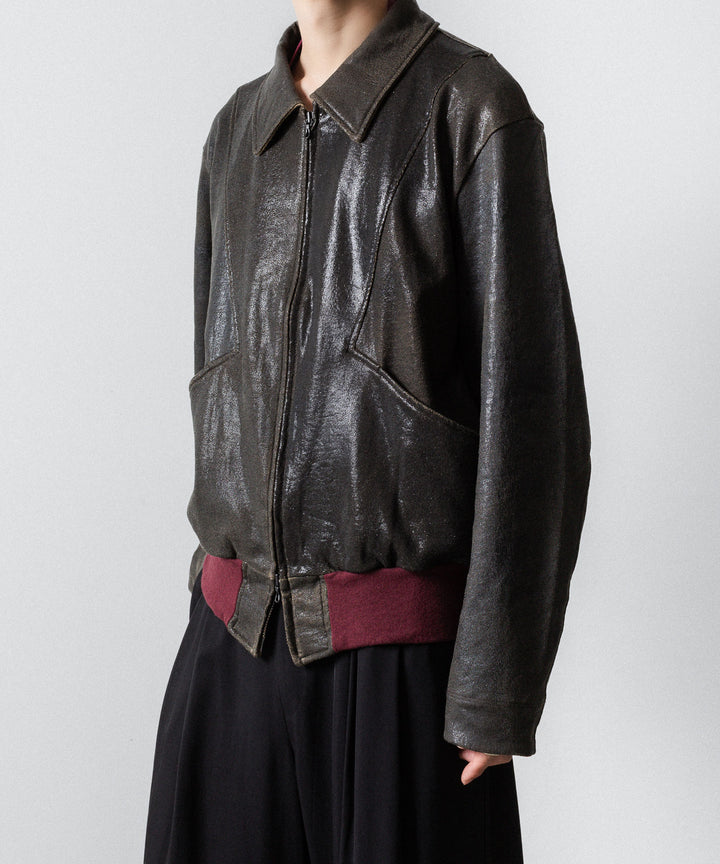 ANTHEM A アンセムエー CRACK TERRY BLOUSONのBROWN 公式通販サイトsession福岡セレクトショップ