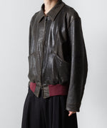 画像をギャラリービューアに読み込む, ANTHEM A アンセムエー CRACK TERRY BLOUSONのBROWN 公式通販サイトsession福岡セレクトショップ
