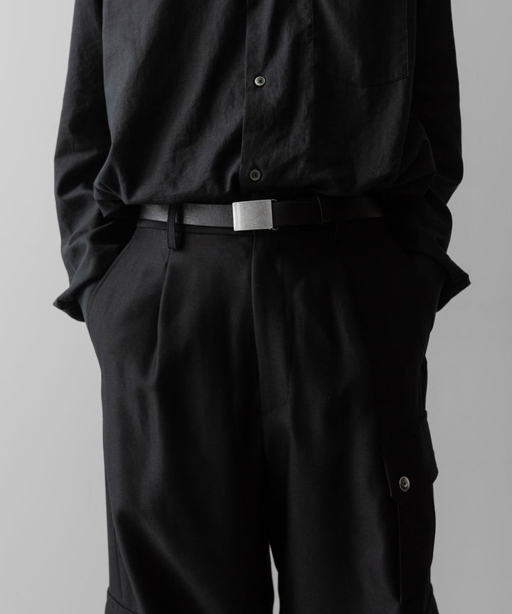 ssstein(シュタイン)のW/R/SI DOUBLE WEAVE CARGO POCKET TROUSERS - BLACKの公式通販サイトsession福岡セレクトショップ
