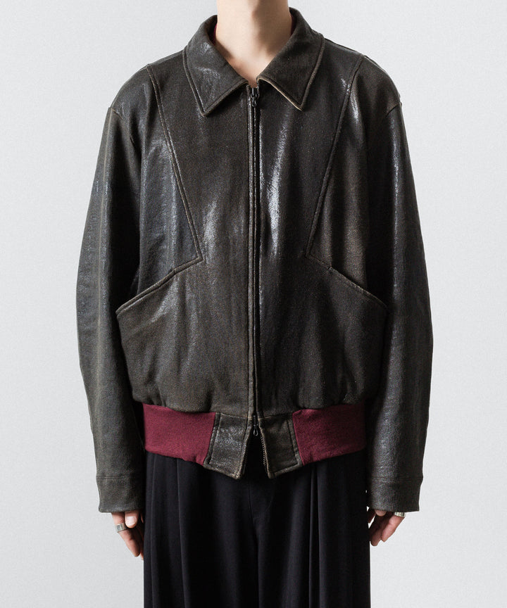 ANTHEM A アンセムエー CRACK TERRY BLOUSONのBROWN 公式通販サイトsession福岡セレクトショップ